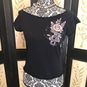 Hurley med black t-shirt